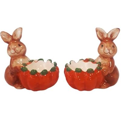 Pandecor Comarco Sa Keramisk kanin, flerfärgad, 9 cm Pandecor Comarco Sa Keramisk kanin, flerfärgad, 9 cm
