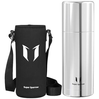 Super Sparrow Termosflaska 750ml Rostfri Stål Vattenflaska BPA-fri Läckagesäker Termos, Läckagesäker Lock Som fungerar som mugg för sport och utomhusaktiviteter Super Sparrow Termosflaska 750ml Rostfri Stål Vattenflaska BPA-fri Läckagesäker Termos, Läckagesäker Lock Som fungerar som mugg för sport och utomhusaktiviteter