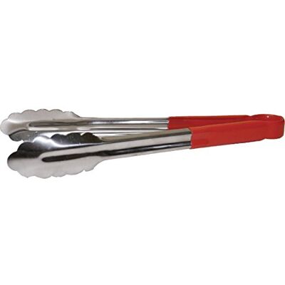 Hygiplas Vogue CB154 Färgkodad serveringstång handtag, storlek: 290 mm, röd Hygiplas Vogue CB154 Färgkodad serveringstång handtag, storlek: 290 mm, röd
