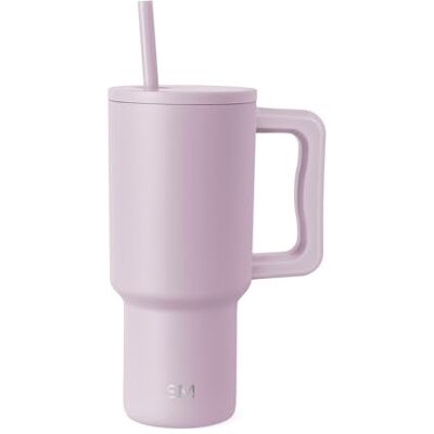 Simple Modern 30 ml trek tumlare med handtag och sugrör isolerad vattenflaska i rostfritt stål med iskaffekopp resemugg gåvor för kvinnor Trek Collection 890 ml Lavendeldimma Simple Modern 30 ml trek tumlare med handtag och sugrör isolerad vattenflaska i rostfritt stål med iskaffekopp resemugg gåvor för kvinnor Trek Collection 890 ml Lavendeldimma