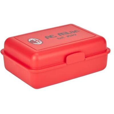 A.C. Milan AC Milan SNABOX Lunchlåda med 2 innerfack, ekologisk plast, officiell produkt, röd A.C. Milan AC Milan SNABOX Lunchlåda med 2 innerfack, ekologisk plast, officiell produkt, röd
