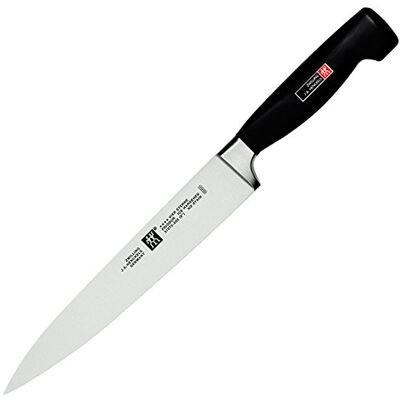 ZWILLING FYRA STAR Skivkniv, 20 cm, Silver/Svart ZWILLING FYRA STAR Skivkniv, 20 cm, Silver/Svart
