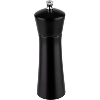 APS 40578 pepparkvarn, kryddkvarn av akaciatträ, kvarn av kolstål, Ø 5 cm, höjd 17 cm, svart APS 40578 pepparkvarn, kryddkvarn av akaciatträ, kvarn av kolstål, Ø 5 cm, höjd 17 cm, svart