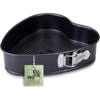Zenker hjärtformad perfekt svart – 27 x 25 x 7 cm högkvalitativ bakform i hjärtform för alla hjärtans dag och mors dag, non-stick-belagd +230 °C tillverkad i Tyskland Zenker hjärtformad perfekt svart – 27 x 25 x 7 cm högkvalitativ bakform i hjärtform för alla hjärtans dag och mors dag, non-stick-belagd +230 °C tillverkad i Tyskland