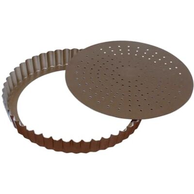 Gobel Pajform 28 cm rörlig botten perforerad non-stick 226419 Gobel Pajform 28 cm rörlig botten perforerad non-stick 226419