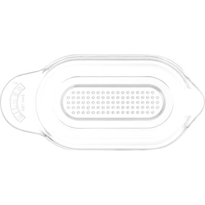 Kilner mångsidigt rivjärn mångsidigt handrivjärn för vitlök, frukt och barnmat puré oval design med juicesamling tråg lätt hälla läpp diskmaskinssäker Kilner mångsidigt rivjärn mångsidigt handrivjärn för vitlök, frukt och barnmat puré oval design med juicesamling tråg lätt hälla läpp diskmaskinssäker