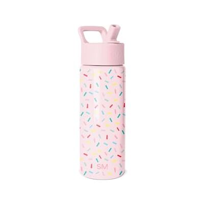 Simple Modern Enkel modern vattenflaska för barn med sugrörslock Isolerat rostfritt stål återanvändbar tumlare för småbarn, flickor Summit Collection 525 ml, konfetti Simple Modern Enkel modern vattenflaska för barn med sugrörslock Isolerat rostfritt stål återanvändbar tumlare för småbarn, flickor Summit Collection 525 ml, konfetti