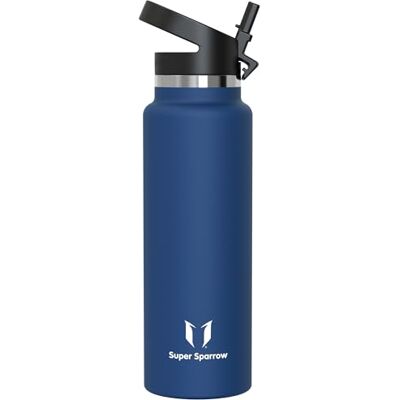 Super Sparrow Vattenflaska 1.5L Rostfritt Stål Vattenflaska Termos Standard Mun Giftfri BPA-Fri Perfekt Som Sportflaska Super Sparrow Vattenflaska 1.5L Rostfritt Stål Vattenflaska Termos Standard Mun Giftfri BPA-Fri Perfekt Som Sportflaska