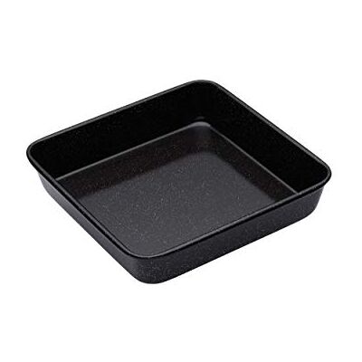 MasterClass Professionell Fyrkantig Bakform, Repas Inte Lätt, Kan Användas På Induktionsspis, Glossig Emalj, 23 x 23 cm, Svart MasterClass Professionell Fyrkantig Bakform, Repas Inte Lätt, Kan Användas På Induktionsspis, Glossig Emalj, 23 x 23 cm, Svart