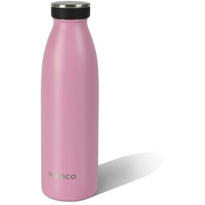 wenco Vattenflaska i rostfritt stål falmingo rosa – 500 ml – perfekt för barn, BPA-fri, läckagesäker, lämplig för kolsyra – liten termosflaska för bubblor, sport, skola, fitness wenco Vattenflaska i rostfritt stål falmingo rosa – 500 ml – perfekt för barn, BPA-fri, läckagesäker, lämplig för kolsyra – liten termosflaska för bubblor, sport, skola, fitness