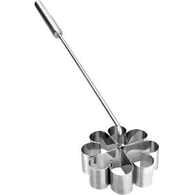 IBILI 774300 bakform blomrosett vinklad 9 x 3 cm av rostfritt stål, silver, 15 x 9 x 3 cm IBILI 774300 bakform blomrosett vinklad 9 x 3 cm av rostfritt stål, silver, 15 x 9 x 3 cm