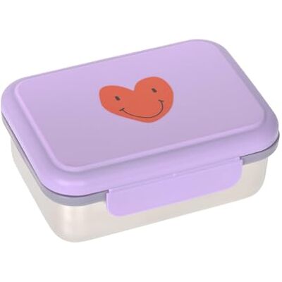 Lassig LÄSSIG Lunchlåda för barn i rostfritt stål frukostlåda hållbar dagis skola/matlåda rostfritt stål liten gång hjärta lila Lassig LÄSSIG Lunchlåda för barn i rostfritt stål frukostlåda hållbar dagis skola/matlåda rostfritt stål liten gång hjärta lila
