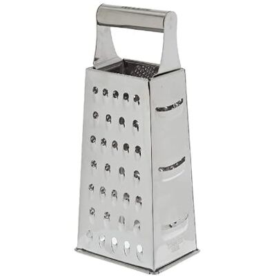PARENCE .- 4-sidig multifunktionsrivjärn med ergonomiskt handtag Rostfritt stål, mångsidighet, hållbarhet 20 cm PARENCE .- 4-sidig multifunktionsrivjärn med ergonomiskt handtag Rostfritt stål, mångsidighet, hållbarhet 20 cm