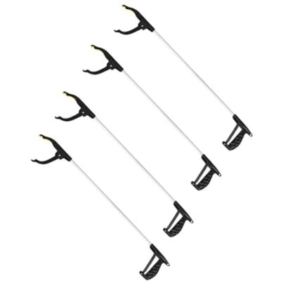 FACKELMANN 9923850 set med 4 greppklämmor, aluminium, svart, 76 x 13 x 3,5 cm FACKELMANN 9923850 set med 4 greppklämmor, aluminium, svart, 76 x 13 x 3,5 cm