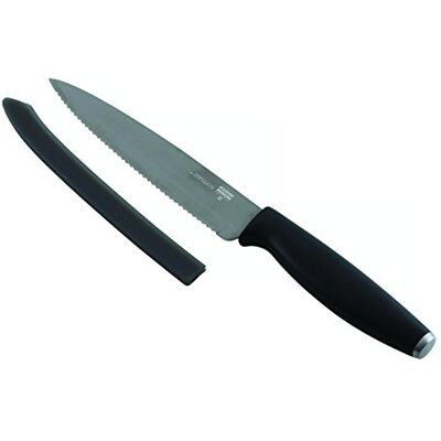 Kuhn Rikon - Colori serrated titanium allroundkniv svart - Utility Knife Kuhn Rikon - Colori serrated titanium allroundkniv svart - Utility Knife