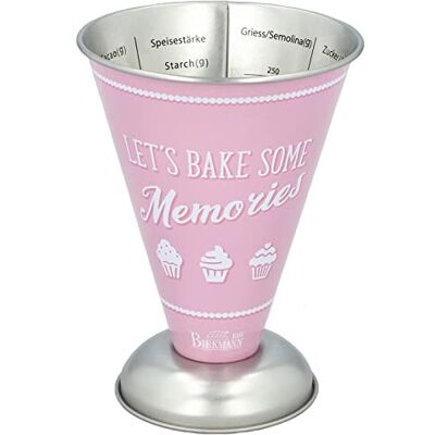 RBV Birkmann Birkmann, mätkopp, färgkitchen, rosa, vitplåt, Ø 11 cm, höjd 14,5 cm RBV Birkmann Birkmann, mätkopp, färgkitchen, rosa, vitplåt, Ø 11 cm, höjd 14,5 cm