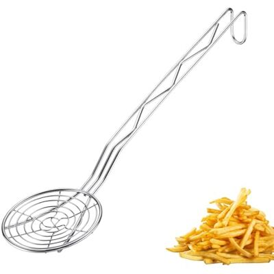 Westmark Frying Spoon Pro, Skimmer Rostfritt Stål, Slev För Pommes Frites & Co, Stekning, Blanchering & Ösning, Silver, Ø 15 Cm Westmark Frying Spoon Pro, Skimmer Rostfritt Stål, Slev För Pommes Frites & Co, Stekning, Blanchering & Ösning, Silver, Ø 15 Cm