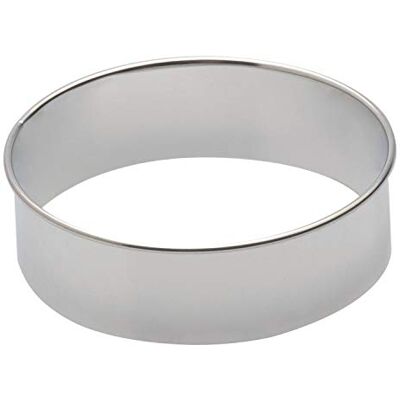 PIAZZA 285565 rund konditoriskärare i burk med handtag, enkel, 10 cm diameter, 3 cm höjd, paket med 6 PIAZZA 285565 rund konditoriskärare i burk med handtag, enkel, 10 cm diameter, 3 cm höjd, paket med 6