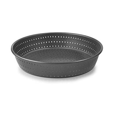 IBILI 835424 perforerad pajform Crous 24 cm, stål, svart IBILI 835424 perforerad pajform Crous 24 cm, stål, svart