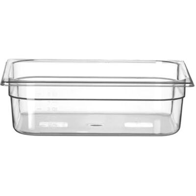 HENDI Gastronorm Behållare 1/2, 6.5L, 100mm, Transparent HENDI Gastronorm Behållare 1/2, 6.5L, 100mm, Transparent