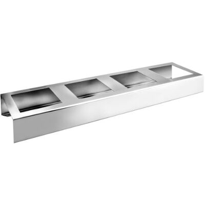 IBILI bas för pyramid/halvsfärform, rostfritt stål, silver, 40 x 10 x 5 cm IBILI bas för pyramid/halvsfärform, rostfritt stål, silver, 40 x 10 x 5 cm