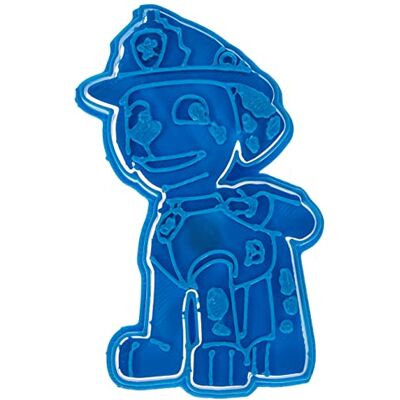 Cuticuter Paw Patrol Marshall kakskärare, plast, blå, 8 x 7 x 1,5 cm Cuticuter Paw Patrol Marshall kakskärare, plast, blå, 8 x 7 x 1,5 cm