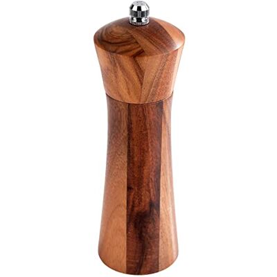 APS 40418 Saltkvarn av akaciaträ, kvarn av rostfritt stål, Ø 5 cm, höjd 17 cm APS 40418 Saltkvarn av akaciaträ, kvarn av rostfritt stål, Ø 5 cm, höjd 17 cm