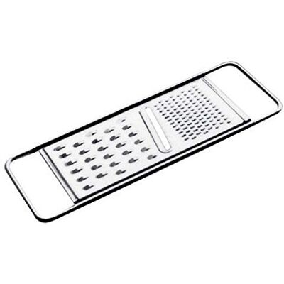 PIAZZA 160200 Universellt rivjärn i rostfritt stål längd 11 cm bredd 28 cm PIAZZA 160200 Universellt rivjärn i rostfritt stål längd 11 cm bredd 28 cm