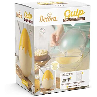 Decora Deco 0050181 GULP Kit 2 mula för ägg 250 g med 4 MOLLE Decora Deco 0050181 GULP Kit 2 mula för ägg 250 g med 4 MOLLE