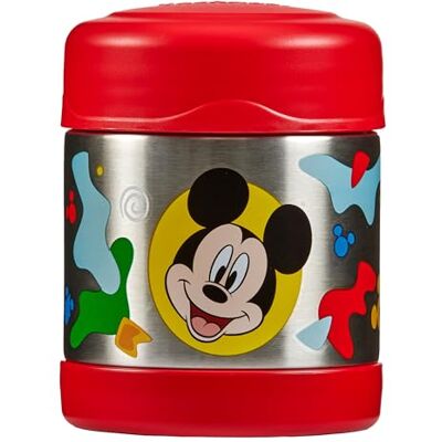 Thermos kids Funtainer FOOD JAR DISNEY 0,30 l, Musse, termobehållare för barn av rostfritt stål, 5 h varm/7 h kall, absolut tät, Disney lunchskål för mat och lunchpaus i Kita, skolan Thermos kids Funtainer FOOD JAR DISNEY 0,30 l, Musse, termobehållare för barn av rostfritt stål, 5 h varm/7 h kall, absolut tät, Disney lunchskål för mat och lunchpaus i Kita, skolan