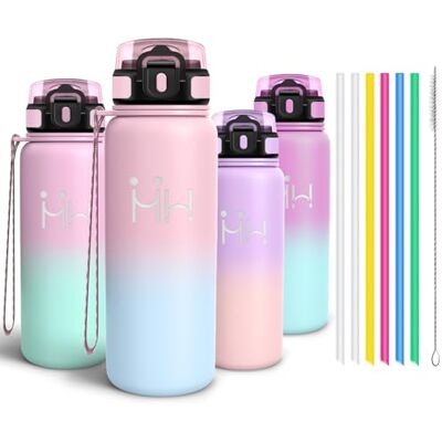 Motswedi Termisk flaska, 750ml, vattenflaska i rostfritt stål, återanvändbar, termisk flaska, BPA-fri, vattenflaska – rosa och himmelsblå Motswedi Termisk flaska, 750ml, vattenflaska i rostfritt stål, återanvändbar, termisk flaska, BPA-fri, vattenflaska – rosa och himmelsblå