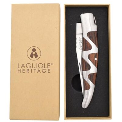LAGUIOLE Coltelli Heritage fickkniv Zebraträhandtag Fällkniv i rostfritt stål Elegant design, rostfritt stål 1 del perfekt för utomhusbruk, camping, presentidé LAGUIOLE Coltelli Heritage fickkniv Zebraträhandtag Fällkniv i rostfritt stål Elegant design, rostfritt stål 1 del perfekt för utomhusbruk, camping, presentidé