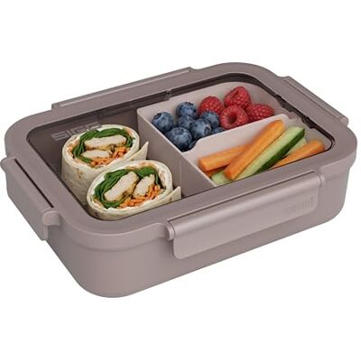 Sigg Lunchlåda Nimo L Dusk – brödlåda – fjäderlätt matlåda – 2-i-1 – BPA-fri – rosa – 1 l Sigg Lunchlåda Nimo L Dusk – brödlåda – fjäderlätt matlåda – 2-i-1 – BPA-fri – rosa – 1 l