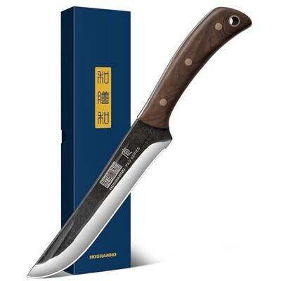 HOSHANHO 15 cm urbeningskniv för köttskärning, superskarp filékniv för fisk, hög kolstål handsmidda slaktknivar för brisket trimning, grill, camping HOSHANHO 15 cm urbeningskniv för köttskärning, superskarp filékniv för fisk, hög kolstål handsmidda slaktknivar för brisket trimning, grill, camping