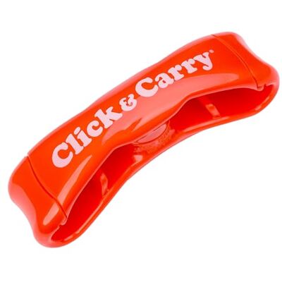 Click & Carry Livsmedelsväska med mjukt kuddgrepp. Använd som handsfree bärväska för livsmedel, plastpåshållare, sportredskapshållare och mer. Klicka och bär med lätthet (röd, 1-pack) Click & Carry Livsmedelsväska med mjukt kuddgrepp. Använd som handsfree bärväska för livsmedel, plastpåshållare, sportredskapshållare och mer. Klicka och bär med lätthet (röd, 1-pack)