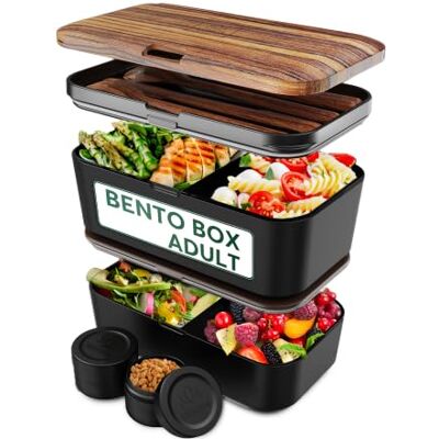 Umami Wenge Svart 1,5L Bento-Box - Lunchbox Umami Wenge Svart 1,5L Bento-Box - Lunchbox