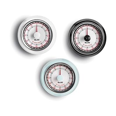 IBILI Vintage timer, emaljerat stål, 7,5 cm, slumpmässig färg IBILI Vintage timer, emaljerat stål, 7,5 cm, slumpmässig färg