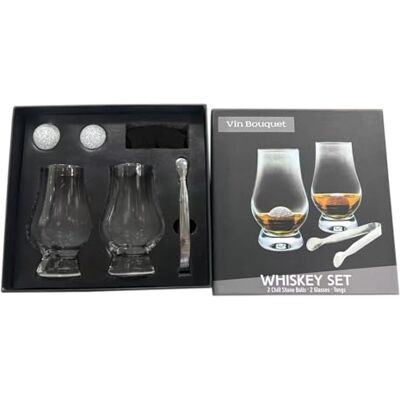VB VIN BOUQUET FI 1553 klassiskt whiskyset med 2 glas 300 ml, kylare granitstenar och tång i rostfritt stål, presentförpackning VB VIN BOUQUET FI 1553 klassiskt whiskyset med 2 glas 300 ml, kylare granitstenar och tång i rostfritt stål, presentförpackning