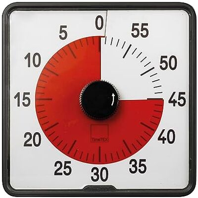 TimeTEX – Timer "Countdown" L röd exakt timer för mångsidiga tidsmätningar med praktiska funktioner innehåll: batteridriven timer i rött (storlek: ca 20 x 20 cm) TimeTEX – Timer "Countdown" L röd exakt timer för mångsidiga tidsmätningar med praktiska funktioner innehåll: batteridriven timer i rött (storlek: ca 20 x 20 cm)