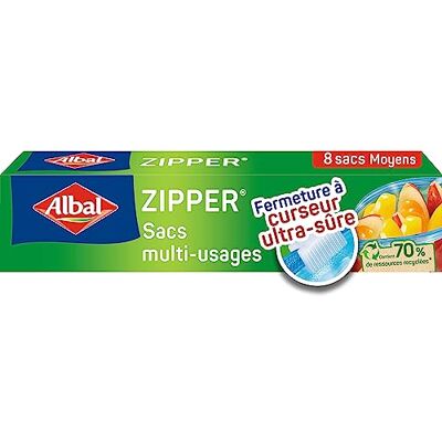 Albal 8 Mehrzweckbeutel 27 x 24 cm - 3 L - medium - Storage bag Albal 8 Mehrzweckbeutel 27 x 24 cm - 3 L - medium - Storage bag