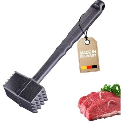 Westmark Meat Tenderizer Robusto Black Edition, Dubbelsidig Schnitzelmörare, Kötthammare För Schnitzel, Kotletter Och Biff, Antracit Westmark Meat Tenderizer Robusto Black Edition, Dubbelsidig Schnitzelmörare, Kötthammare För Schnitzel, Kotletter Och Biff, Antracit