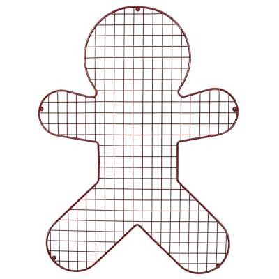 Zenker Ginger Bread Man rivjärn stål röd för kylning och dekoration, Dim. 40 x 30,5 cm Zenker Ginger Bread Man rivjärn stål röd för kylning och dekoration, Dim. 40 x 30,5 cm