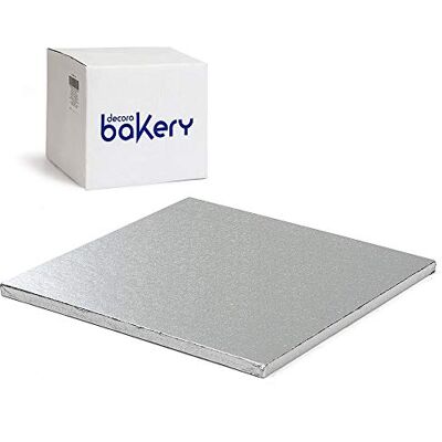 Decora 0931236 Cakeboard Silver 55 X 55 H 1,2 Cm/22X22'' Decora 0931236 Cakeboard Silver 55 X 55 H 1,2 Cm/22X22''