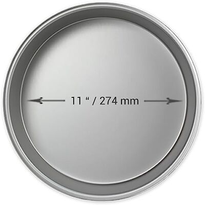 PME Anodiserad aluminium rund kakform 11 x 2 tum djup PME Anodiserad aluminium rund kakform 11 x 2 tum djup