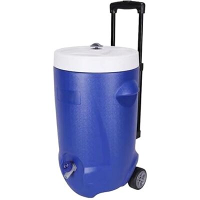 Steamy Cool 20 roller, isolerad dryckesbehållare med rullar, 20 liter, blå Steamy Cool 20 roller, isolerad dryckesbehållare med rullar, 20 liter, blå