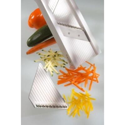 GSD Julienne-insats för universell grönsakshyvel i färgen vit, 4,5 mm randig skärning, 30005 GSD Julienne-insats för universell grönsakshyvel i färgen vit, 4,5 mm randig skärning, 30005