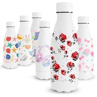 Vikaster Termosflaska, 350 ml babytermosflaska, BPA-fri drickflaska, i rostfritt stål "milkyBottle" – perfekt för barn, läckagesäker, lämplig för kolsyra, lämplig för skola, camping, utomhus Vikaster Termosflaska, 350 ml babytermosflaska, BPA-fri drickflaska, i rostfritt stål "milkyBottle" – perfekt för barn, läckagesäker, lämplig för kolsyra, lämplig för skola, camping, utomhus