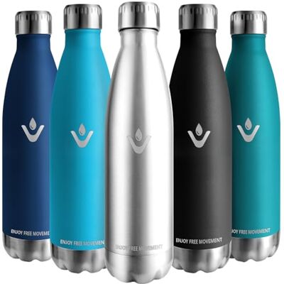 Jiobbo Vikaster Termosflaska, 750 ml termos, BPA-fri, läckagesäker, återanvändbar termoskanna, drickflaska i rostfritt stål för camping, yoga, gym, fitness, resor, utomhus Jiobbo Vikaster Termosflaska, 750 ml termos, BPA-fri, läckagesäker, återanvändbar termoskanna, drickflaska i rostfritt stål för camping, yoga, gym, fitness, resor, utomhus