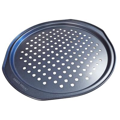 mastrad 32 cm perforerad pizzaplåt 2-lagers beläggning fri från PFAS och PTFE 36 x 33,5 x 1,5 cm mastrad 32 cm perforerad pizzaplåt 2-lagers beläggning fri från PFAS och PTFE 36 x 33,5 x 1,5 cm