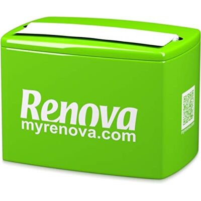 Renova Grön Zig-Zag Bar Servetter Dispenser Renova Grön Zig-Zag Bar Servetter Dispenser
